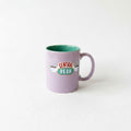 Central Perk Mug Set – Purple Coffee Mug & Teal Interior Cup | Friends TV Show Collectible