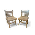 Vintage Miniature Wooden Chairs with Distressed Finish