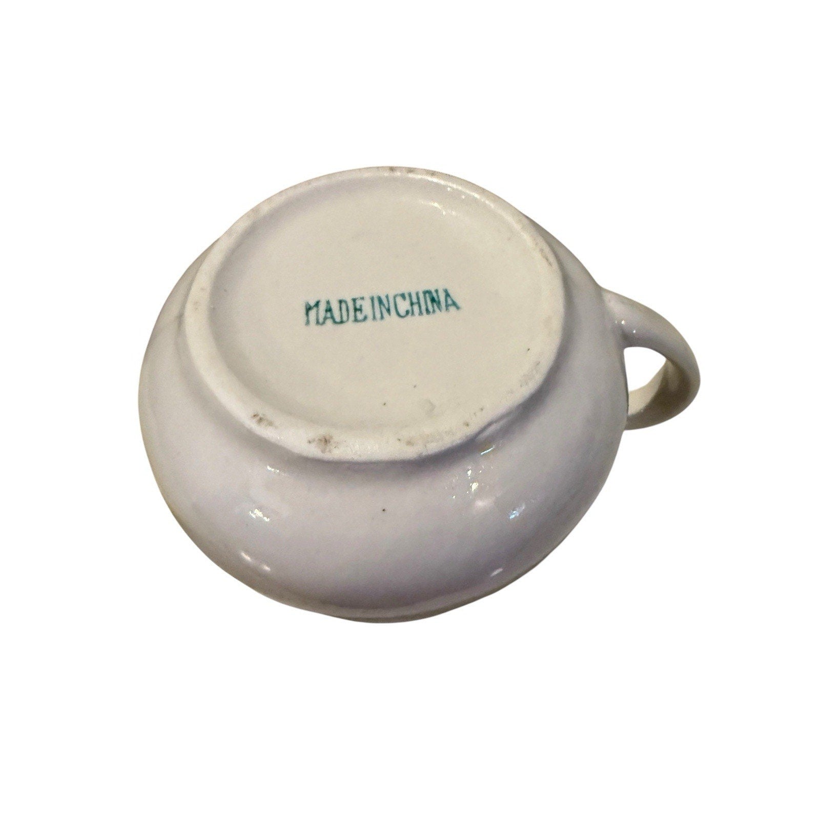 Mushroom Recipe Soup Bowl Mug Cup Soup Ceramic Vintage