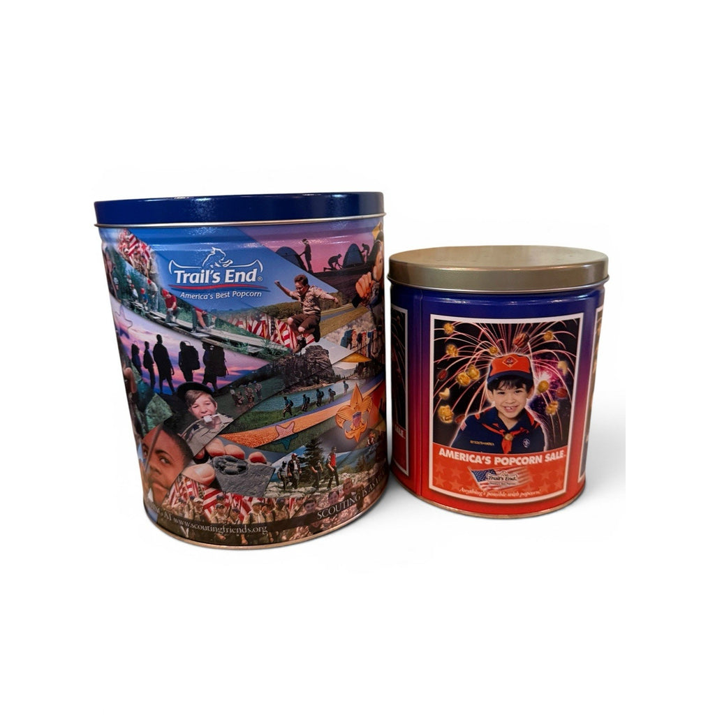 Trail's End Celebrating 100 Years of Scouting Empty Tin PreOwned: Set Of 2