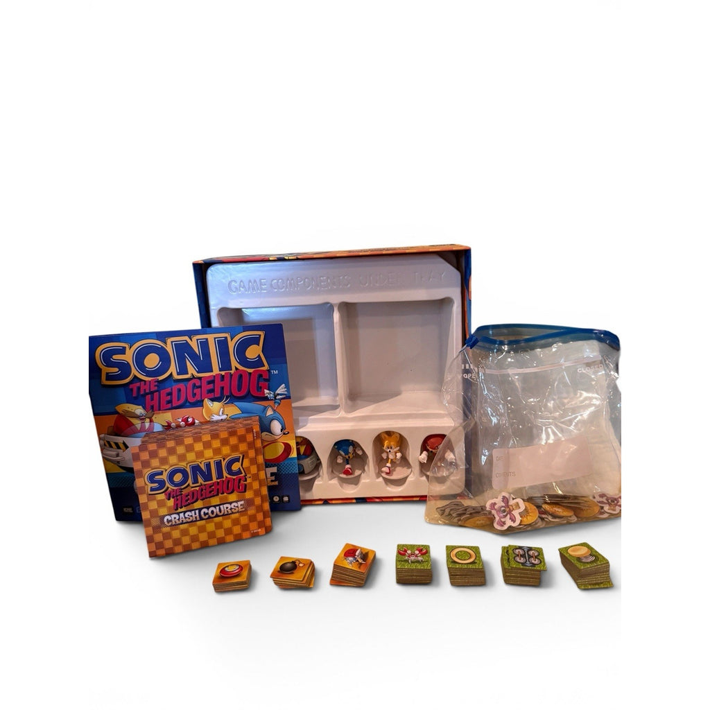Sonic The Hedgehog Crash Course Board Game – Fast Racing Game Sega New