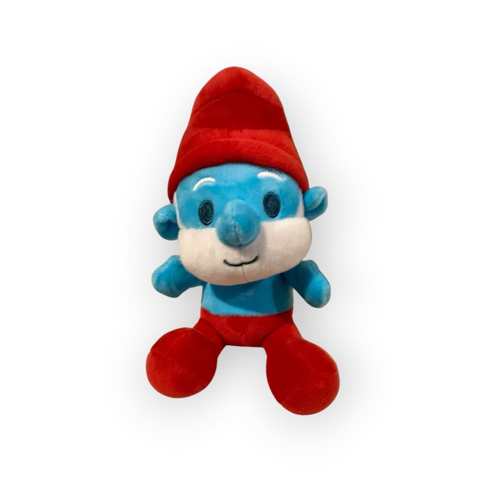 Smurfs Snapco Plush Papa Smurf Stuffed Animal Doll Toy 9.5 in Tall