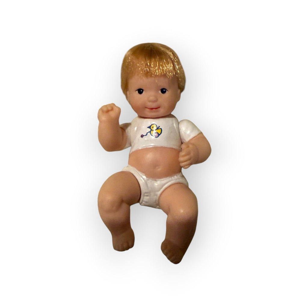 Tiny Blessings Michael Doll Bandai 1987 Blonde Hair Duck Shirt Diaper