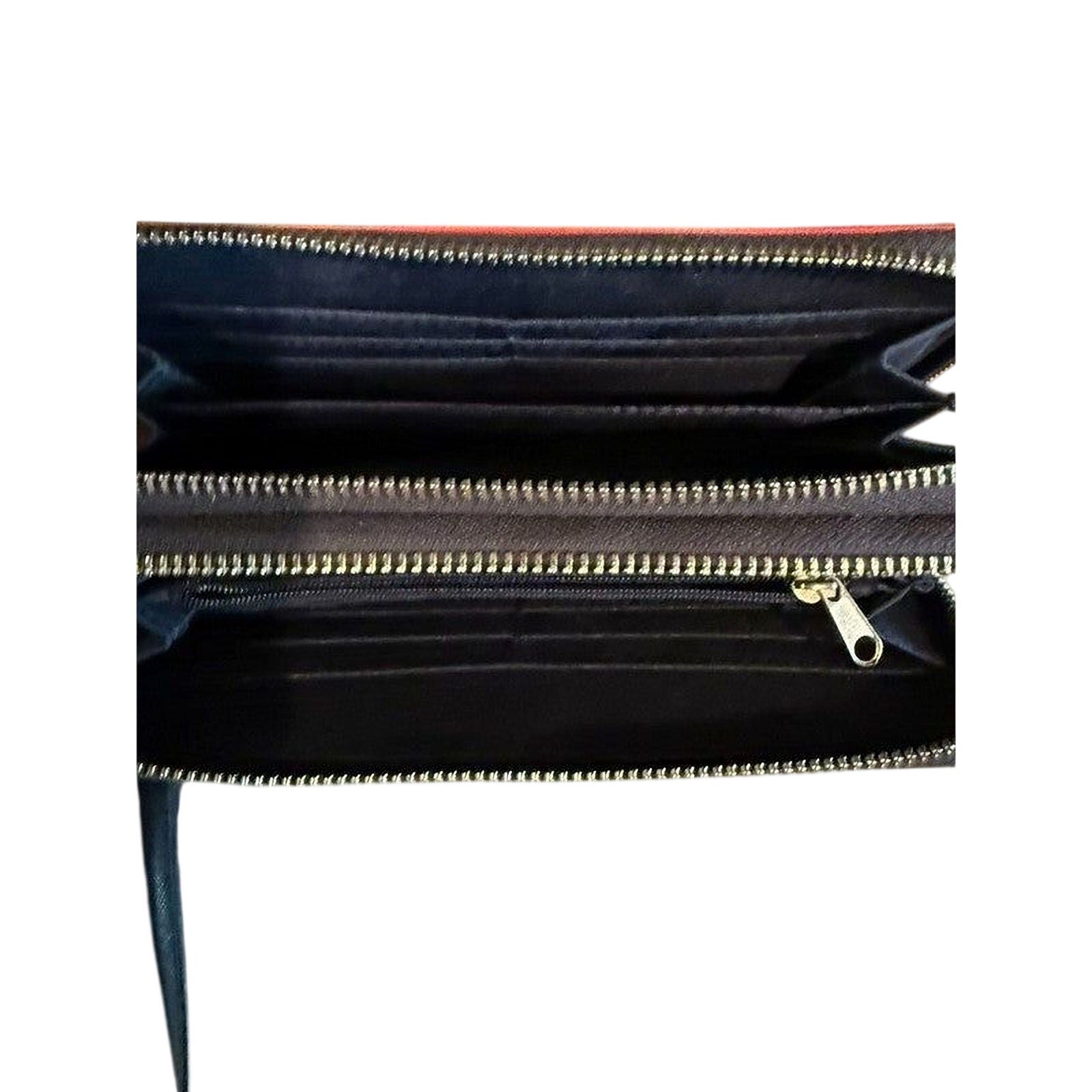 Tommy Hilfiger Purse - Navy Canvas Satchel With Gold Hardware & Zip Closure