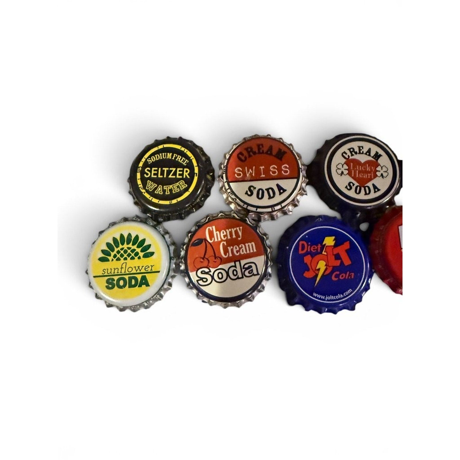 Vintage Soda Bottle Caps Collection
