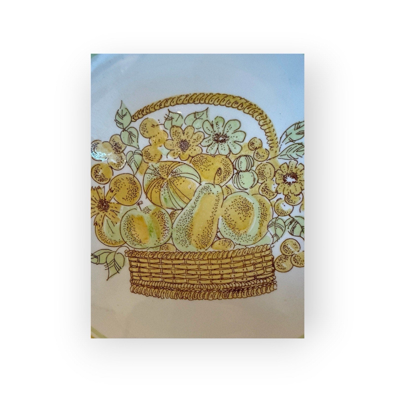Vintage Ravenscroft Ironstone Fruit Basket Plate Decor Plate Retro Cottagecore