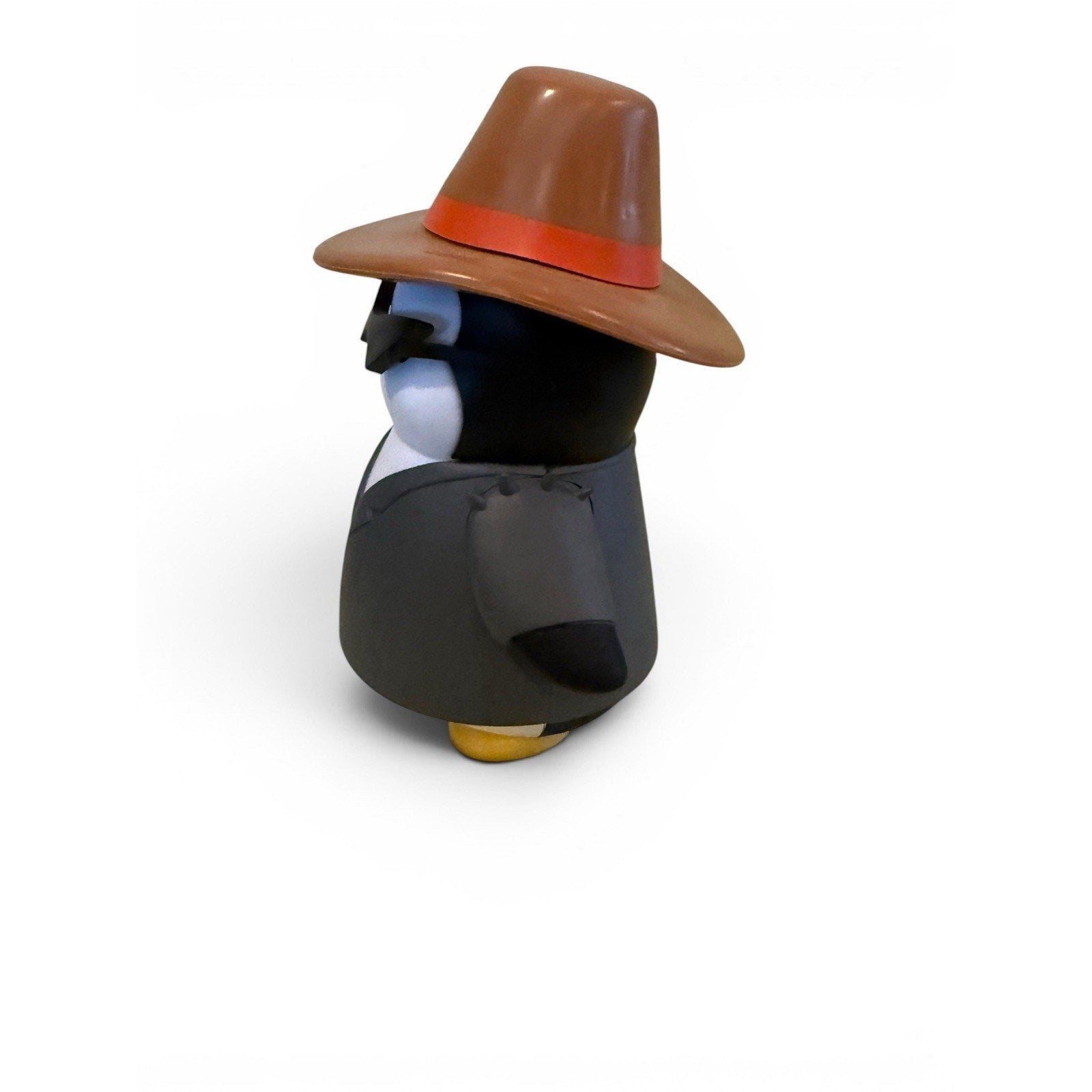 Penguin Cartoon Figure Plastic Removable Hat Sunglasses Collectible