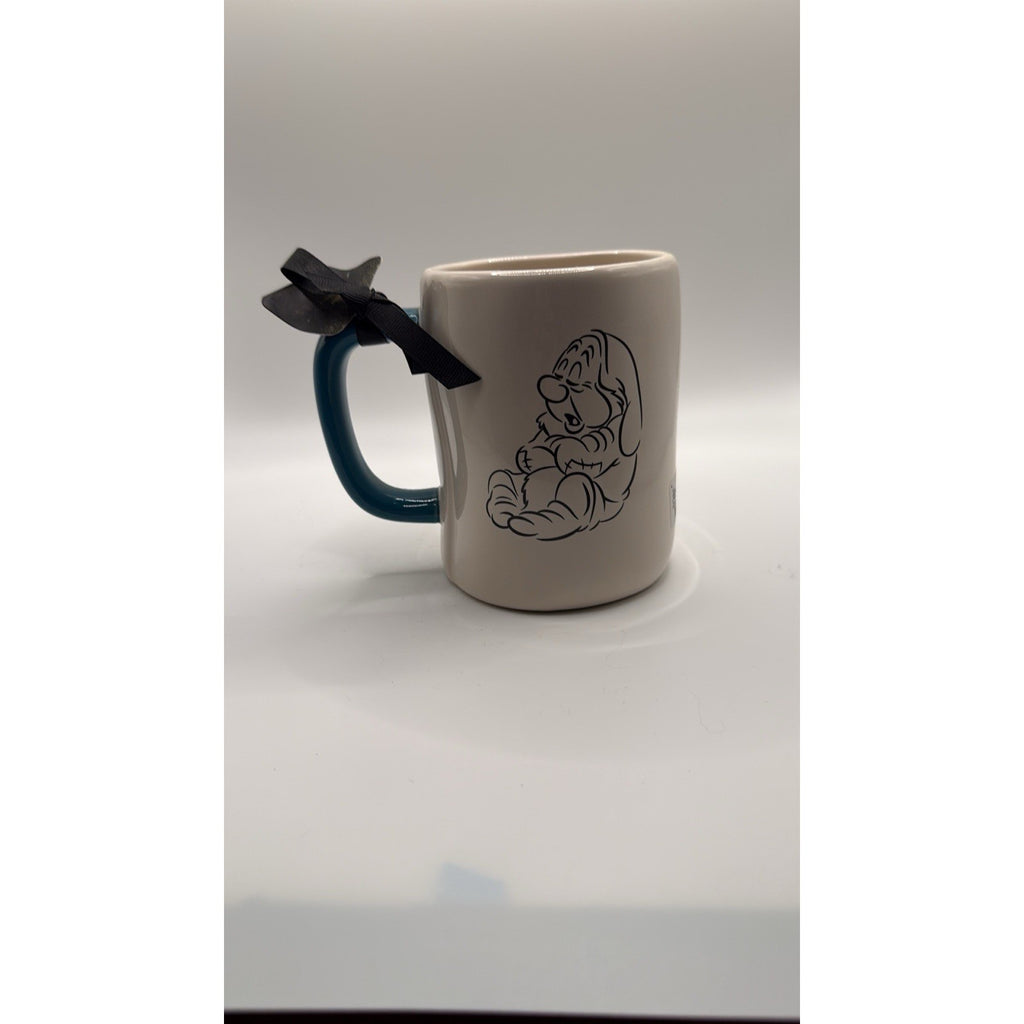 Sleepy Disney Rae Dunn Ceramic Mug Coffee Cup When Snow White & the Seven Dwarfs