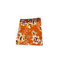 Rachel Pally Reversible Clutch Orange Floral, Mustard Faux Leather