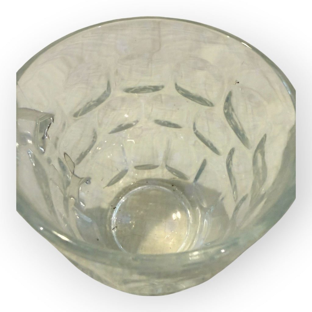 Vintage Clear Pressed Glass Beer Mug Tankard Thumbnail 4 3/4" x 3 3/4"
