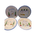 American Atelier French Bistro Decorative Plates Lot of 4