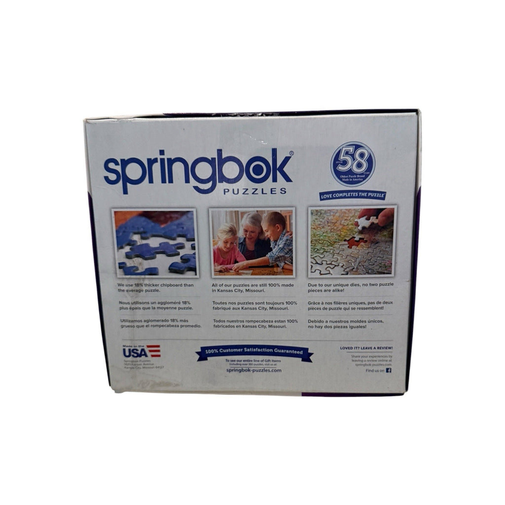 Springbok - Dream Garage - 1000 Piece Jigsaw Puzzle with classic muscle cars