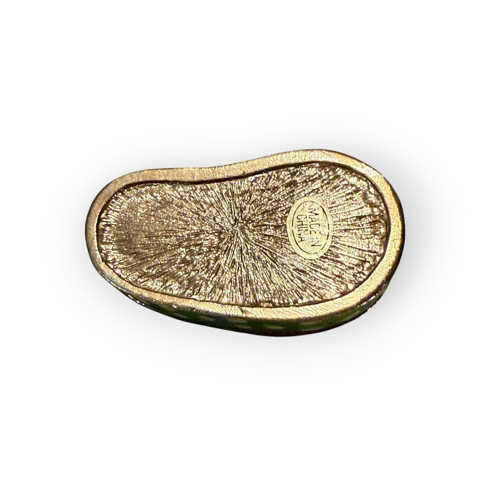 Enameled cute flip flop flower rhinestone trinket jewelry box magnetic gold gift