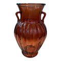 Amber Glass Flower Vase for Fresh or Artificial Flowers Home Decor Centerpiece 8