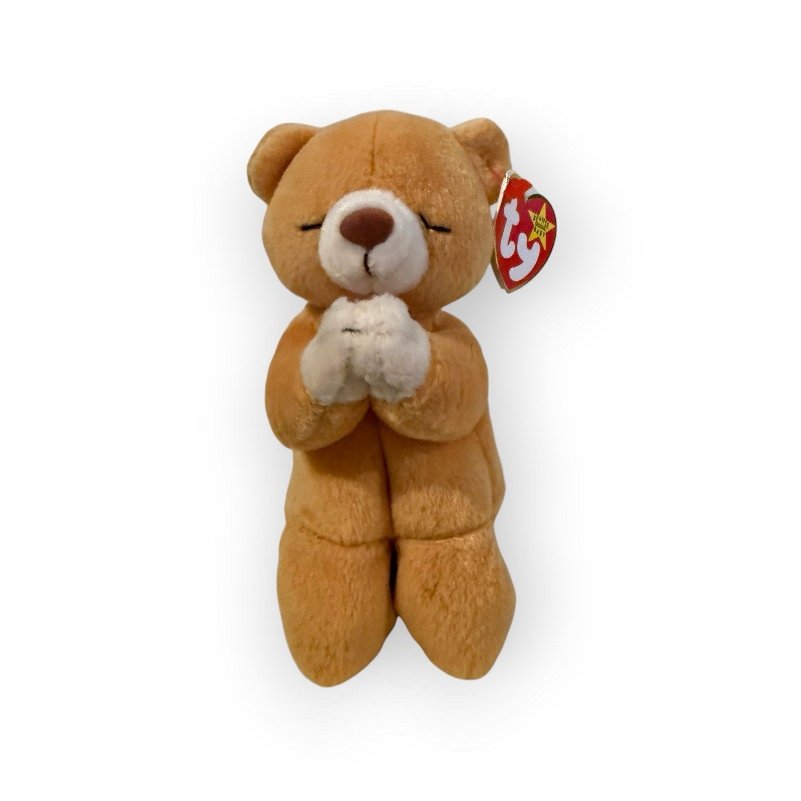 TY Beanie Baby - HOPE the Praying Bear (7 inch) - MWMTs Stuffed Animal Toy