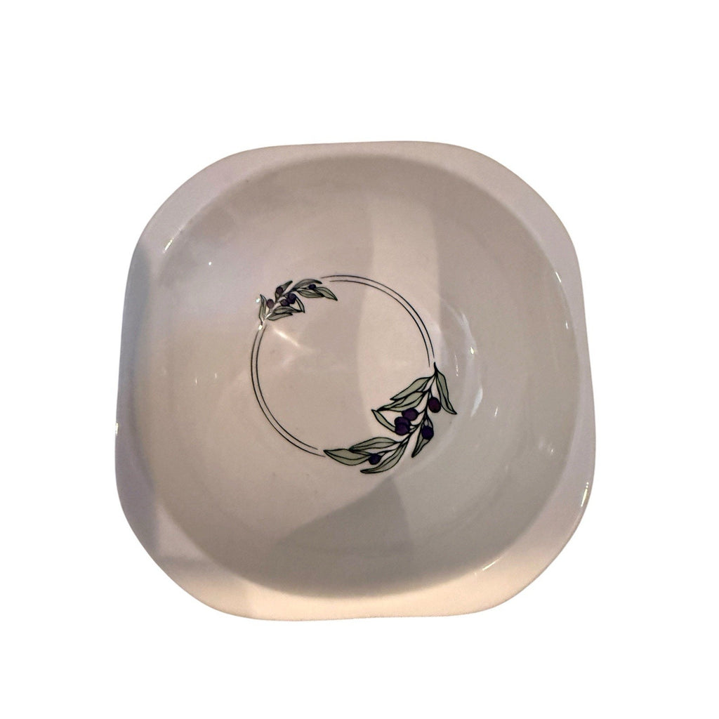 Thoughtfully New Bone China Olive Branch Bowl - Square White Replacement 5"