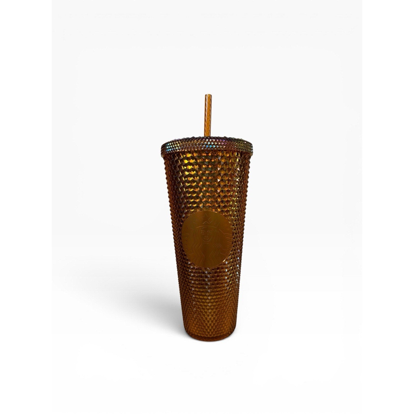 Starbucks Limited Edition 50 Years Gold Studded Cold Cup Tumbler - 24oz - Venti