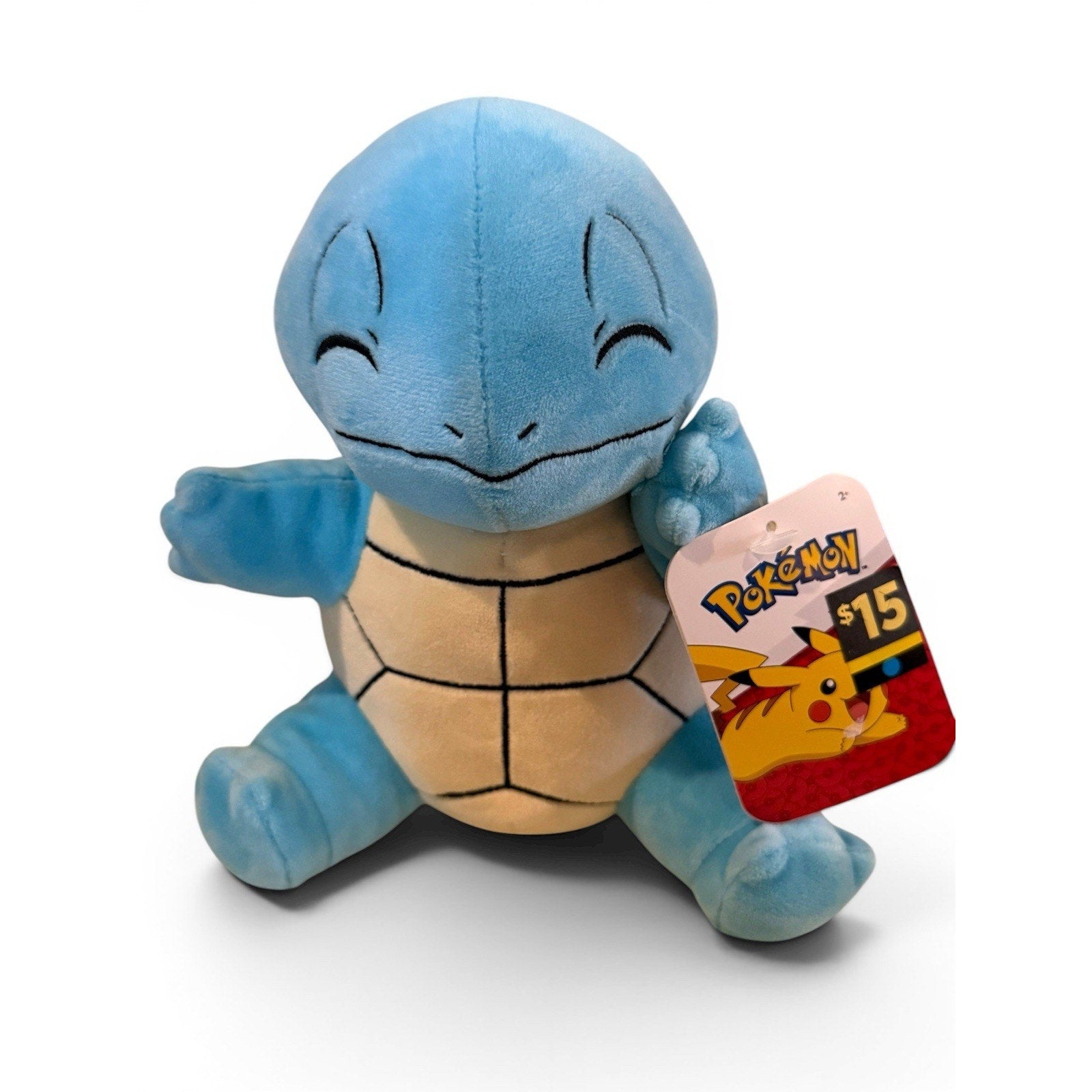 Pokemon 7" Squirtle Poke Plush Dolls Authentic Wicked Cool Toys