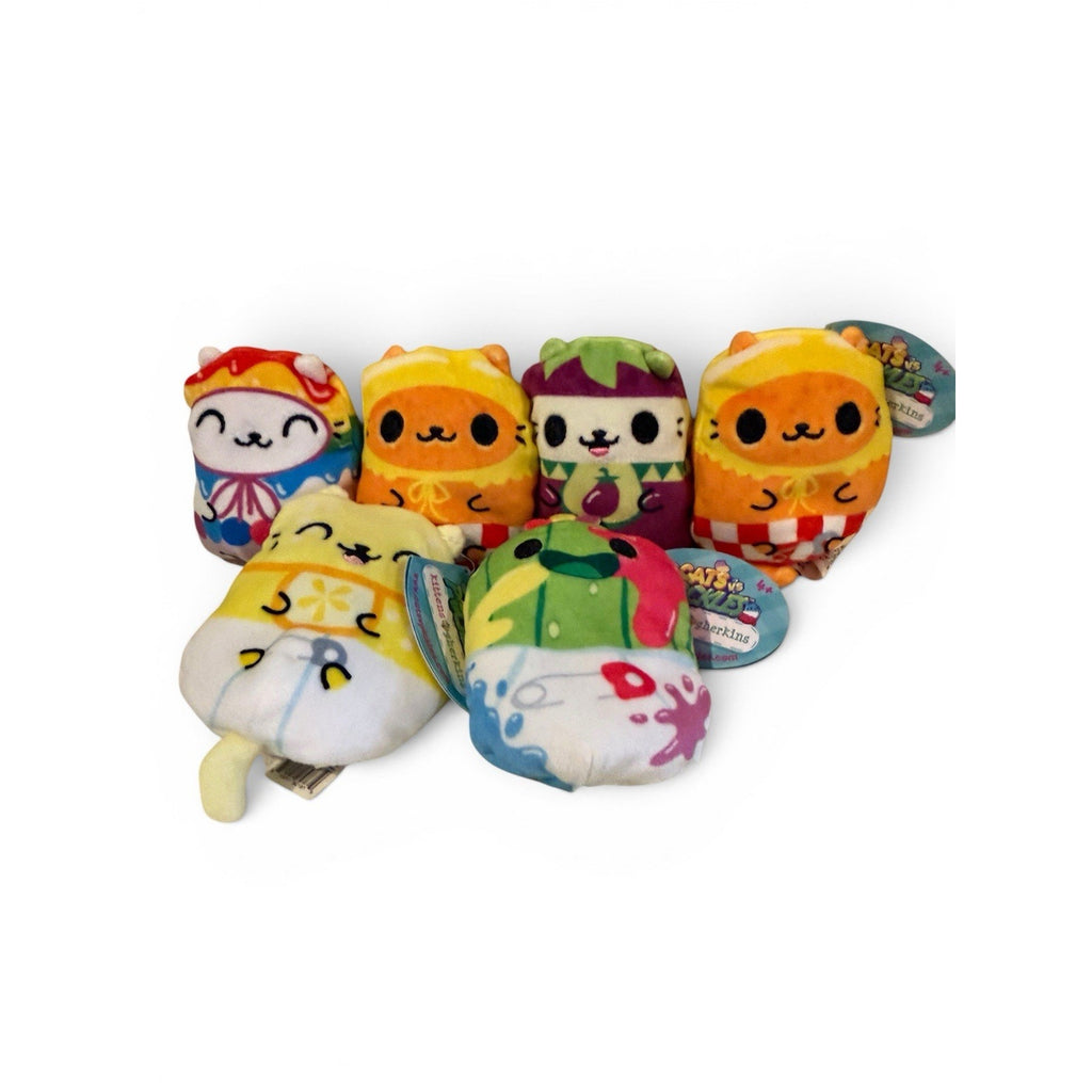Cats vs. Pickles Lot of 6 Assorted Beanie Bean Bag Plush