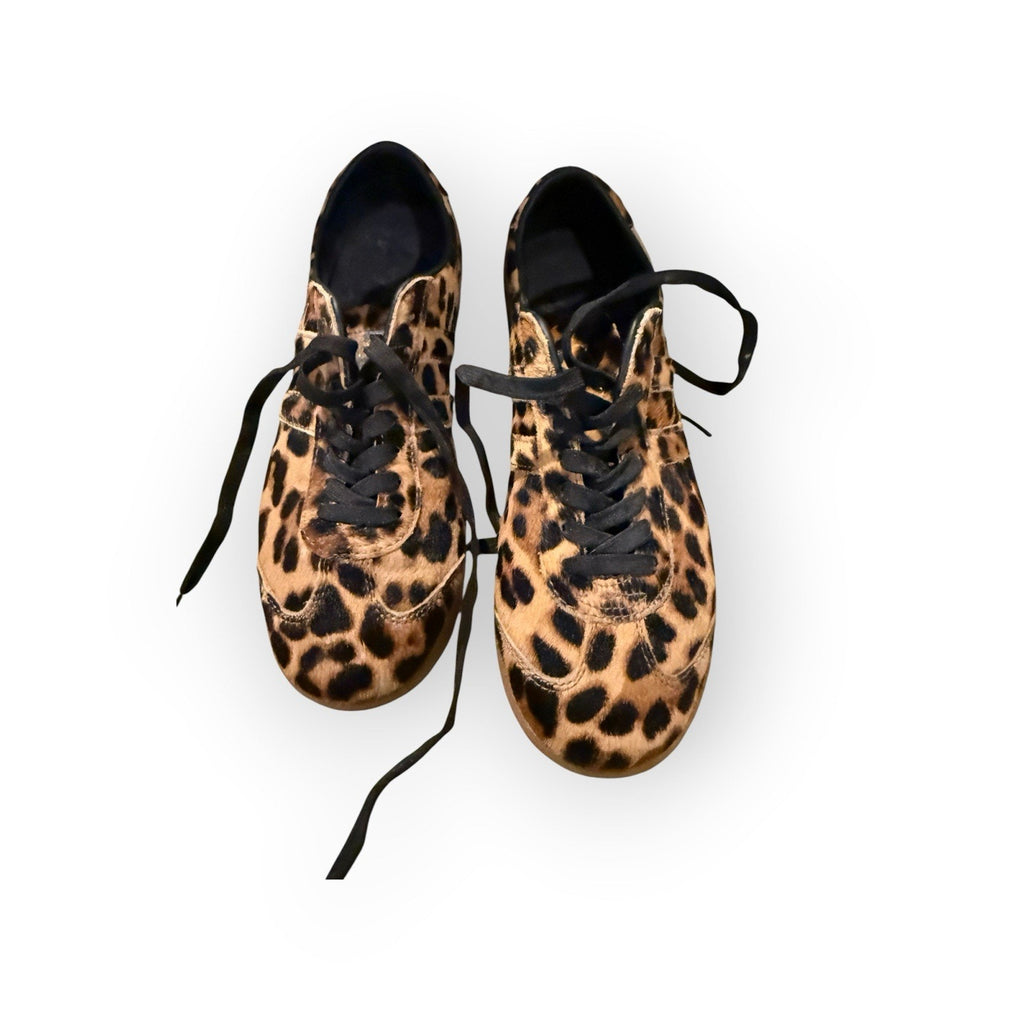 J Crew Gola Bullet Leopard Calf Hair Gum Sole Sneakers Trainers 6