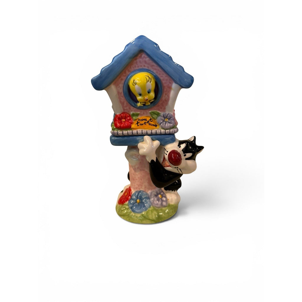 Loony Tunes Tweety Bird and Sylvester Bird House Salt and Pepper Shakers WB