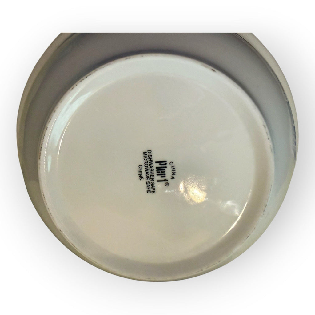 Pier 1 Imports White Farmhouse Nesting Mixing Bowls (4)