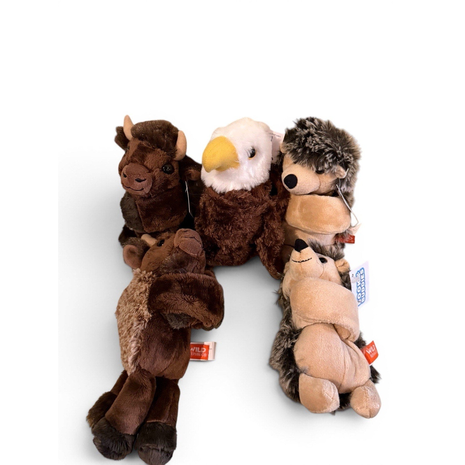 Wild Republic Lot Of 5 Plush Wrist Huggers
