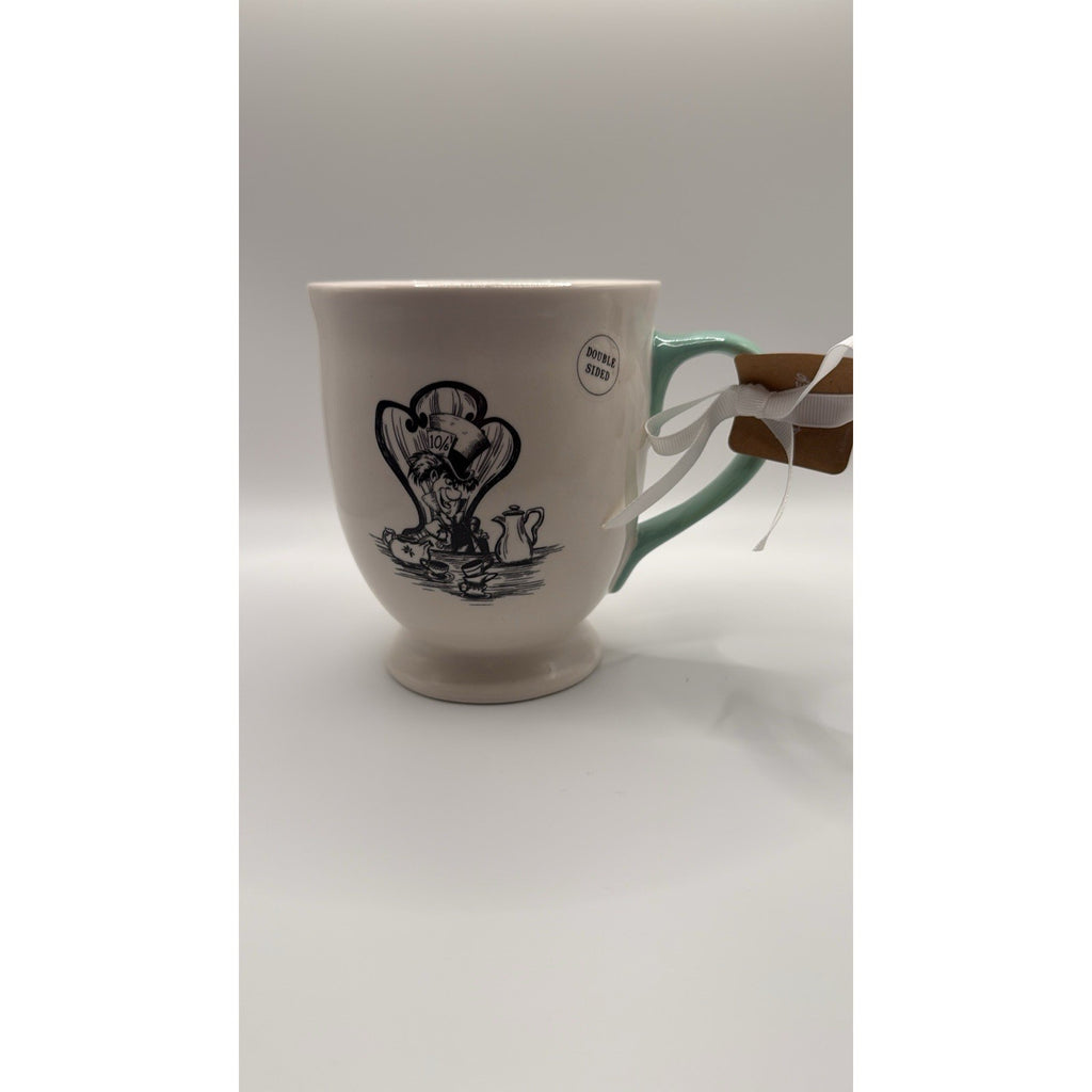 Rae Dunn Disney Mad Hatter MAD AS A HATTER Alice in Wonderland Mug NWT