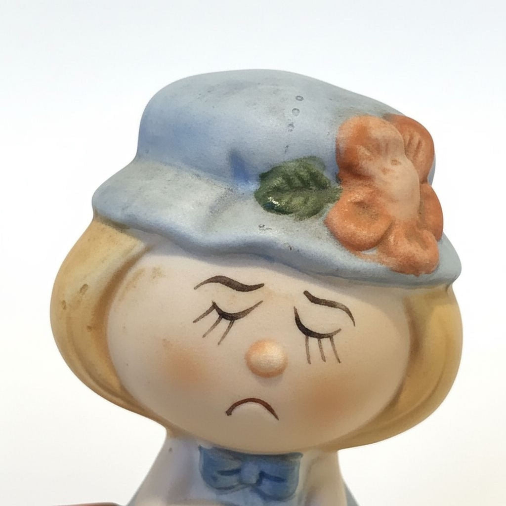 Vintage Ceramic Figurines – Japan 1970s Hand Painted Boy and Girl Collectibles