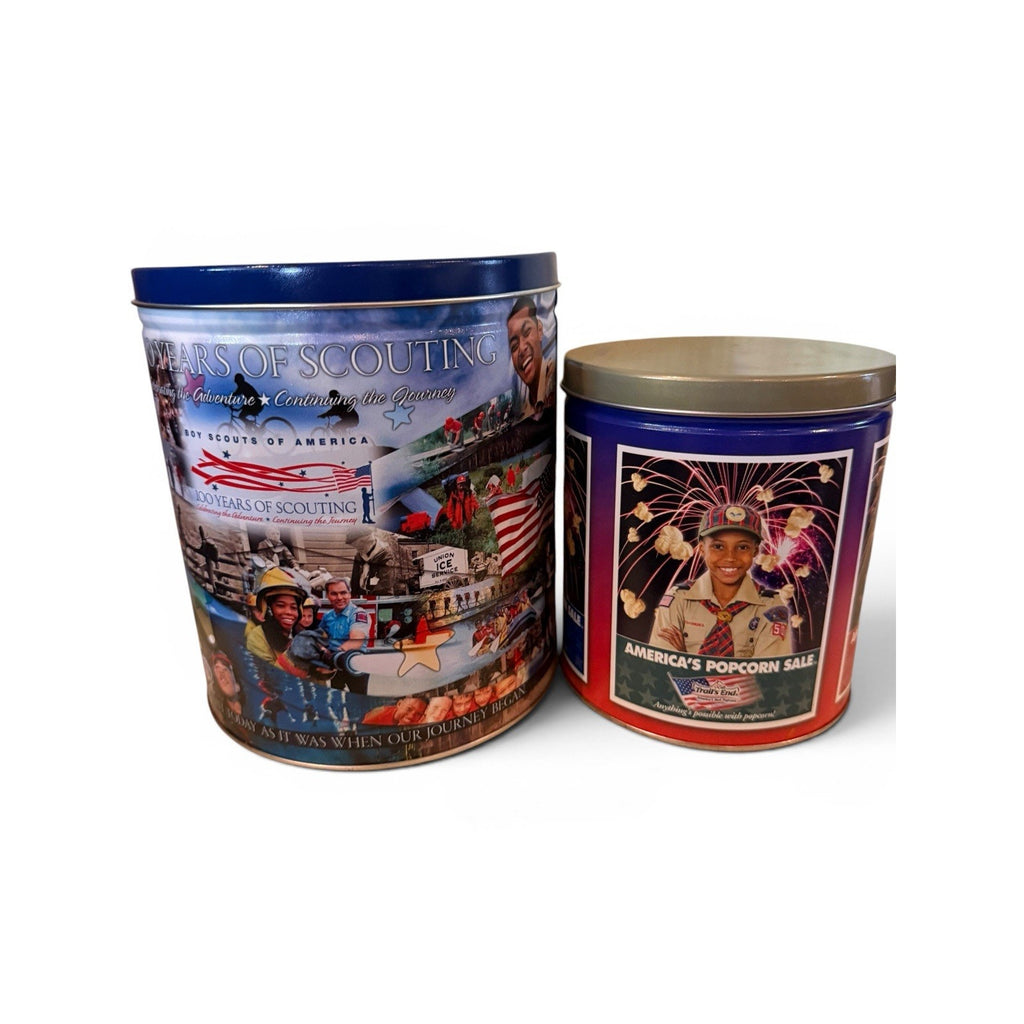 Trail's End Celebrating 100 Years of Scouting Empty Tin PreOwned: Set Of 2