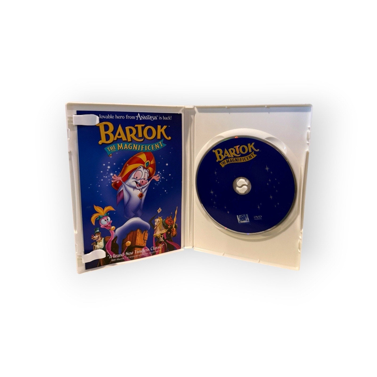 Bartok the Magnificent (DVD 1999 + Guide) Anastasia Bat Don Bluth Animation Film