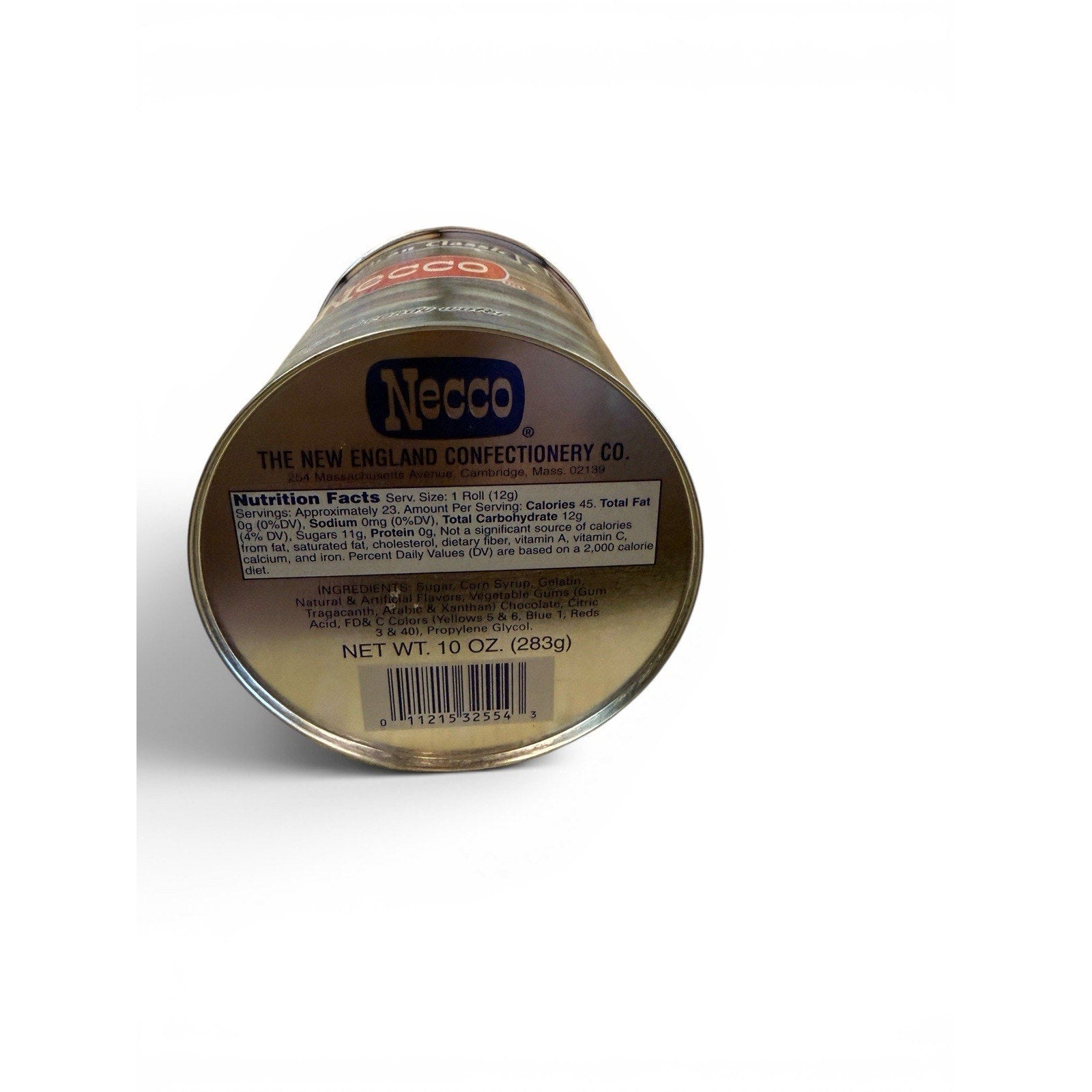 Necco Wafer Tin Box, The Original Candy Wafer Tin Box, Tin Storage Box