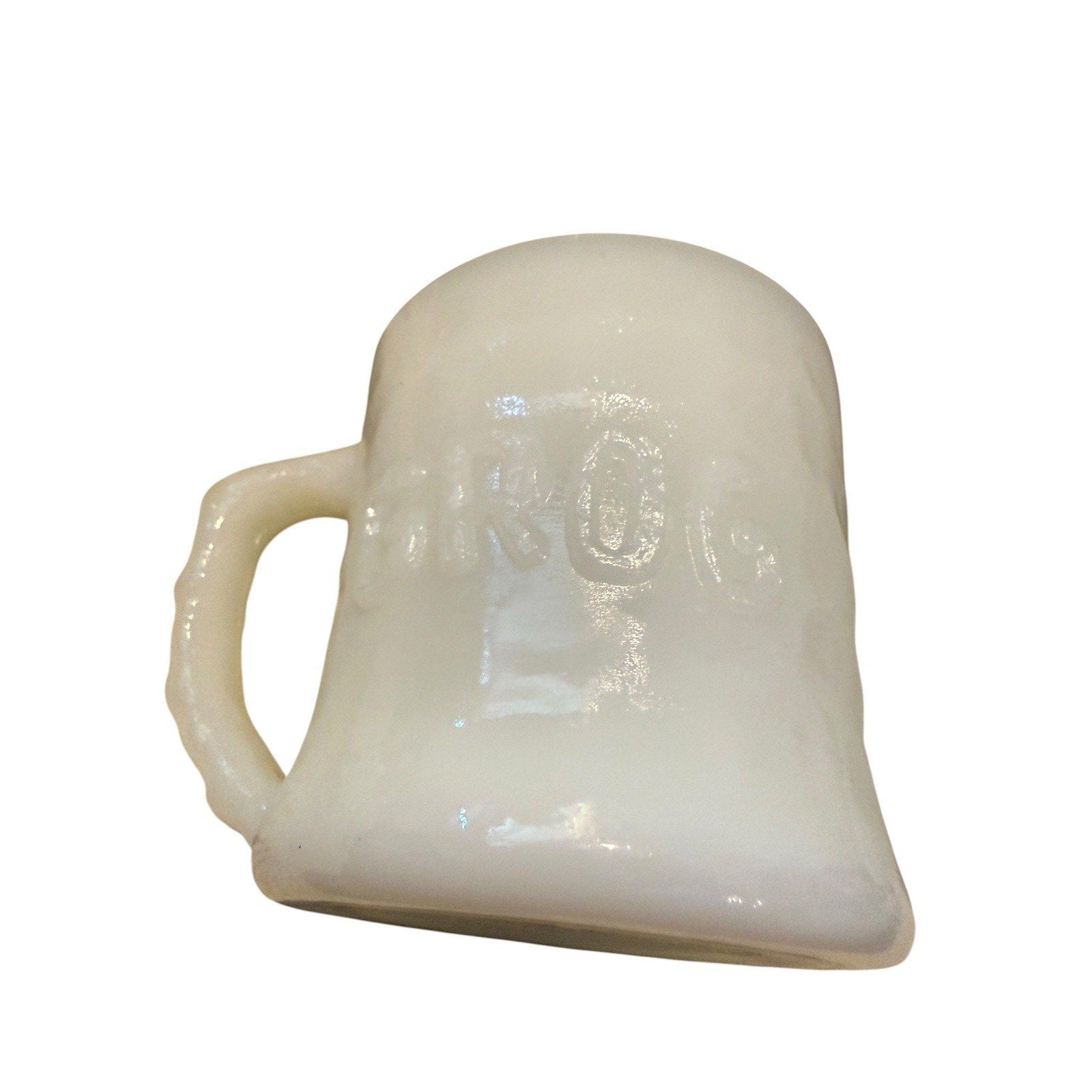 Vintage GROG Mug Milk Glass B.C. Comics Caveman Lot of 2 Coffee Cups