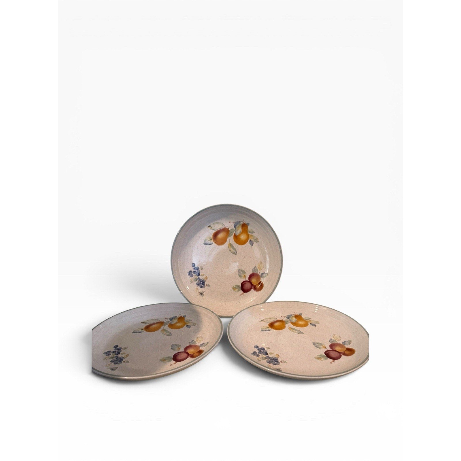 International Tableworks Sweet Bounty 4 Dessert/Salad Plate 7.5" Ironstone.