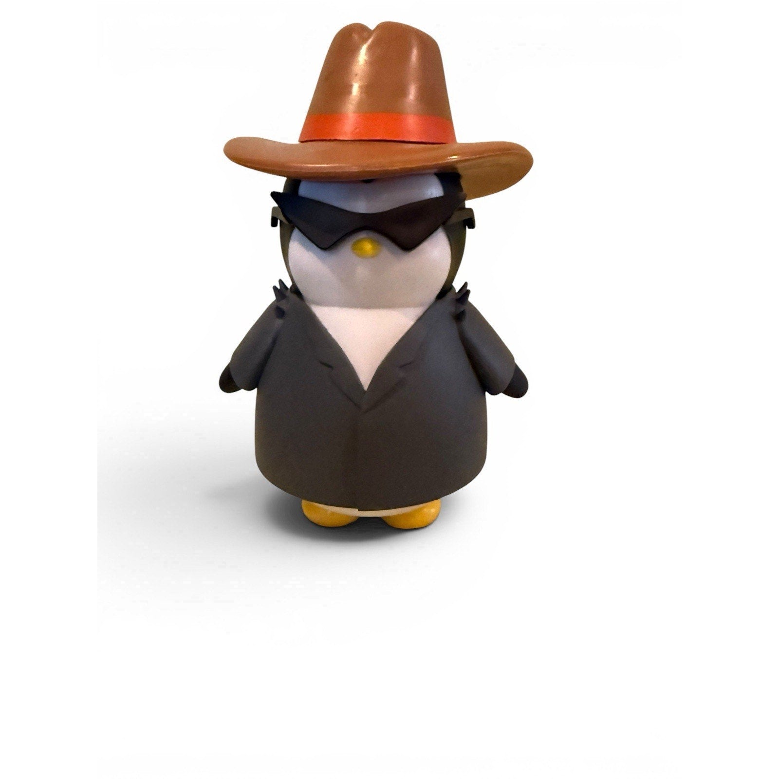 Penguin Cartoon Figure Plastic Removable Hat Sunglasses Collectible