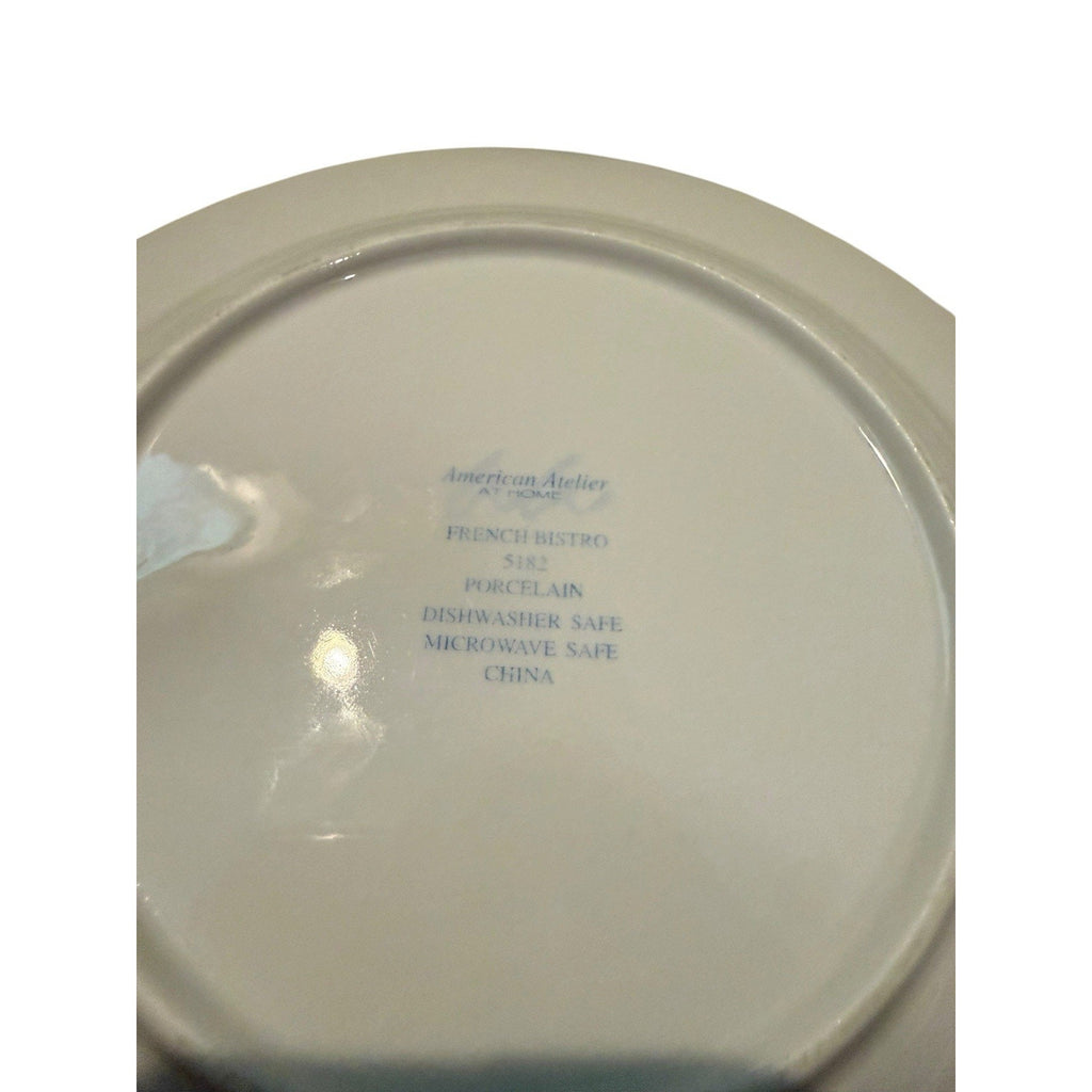 American Atelier French Bistro Decorative Plates Lot of 4