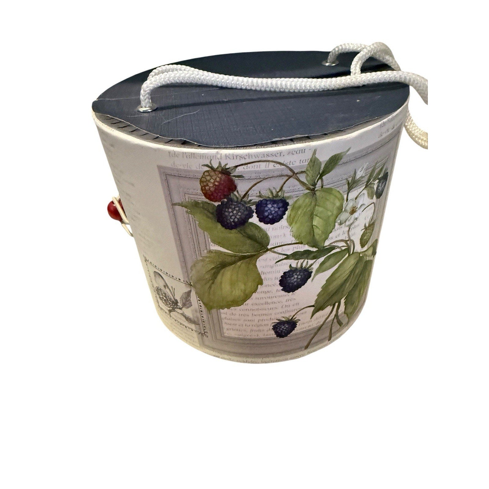 LANG COMPANIES TEA MUG SET BY SUSAN WINGET 2012 "BLACKBERRIES"