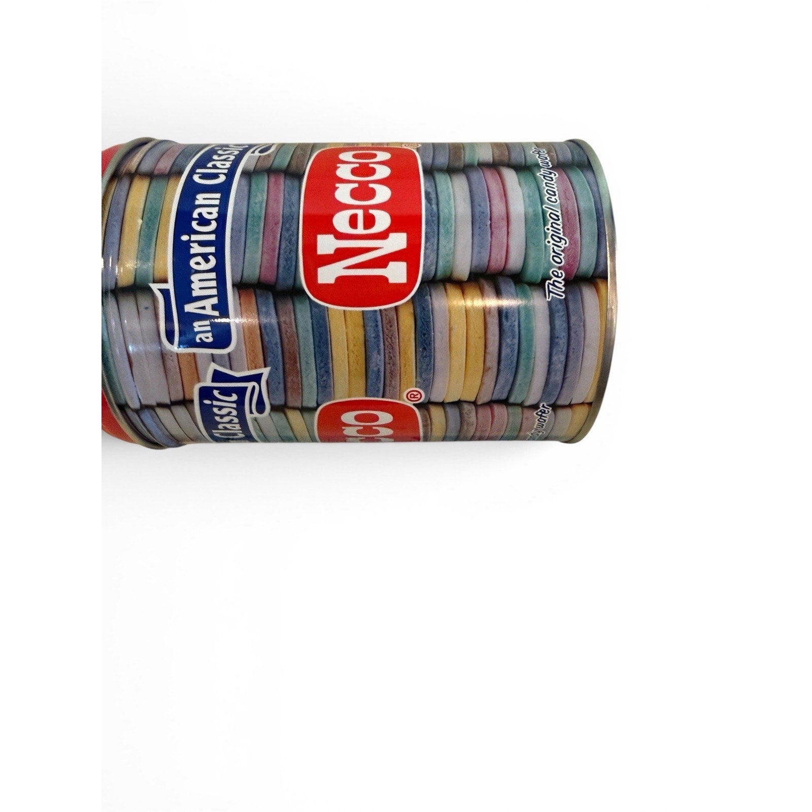 Necco Wafer Tin Box, The Original Candy Wafer Tin Box, Tin Storage Box