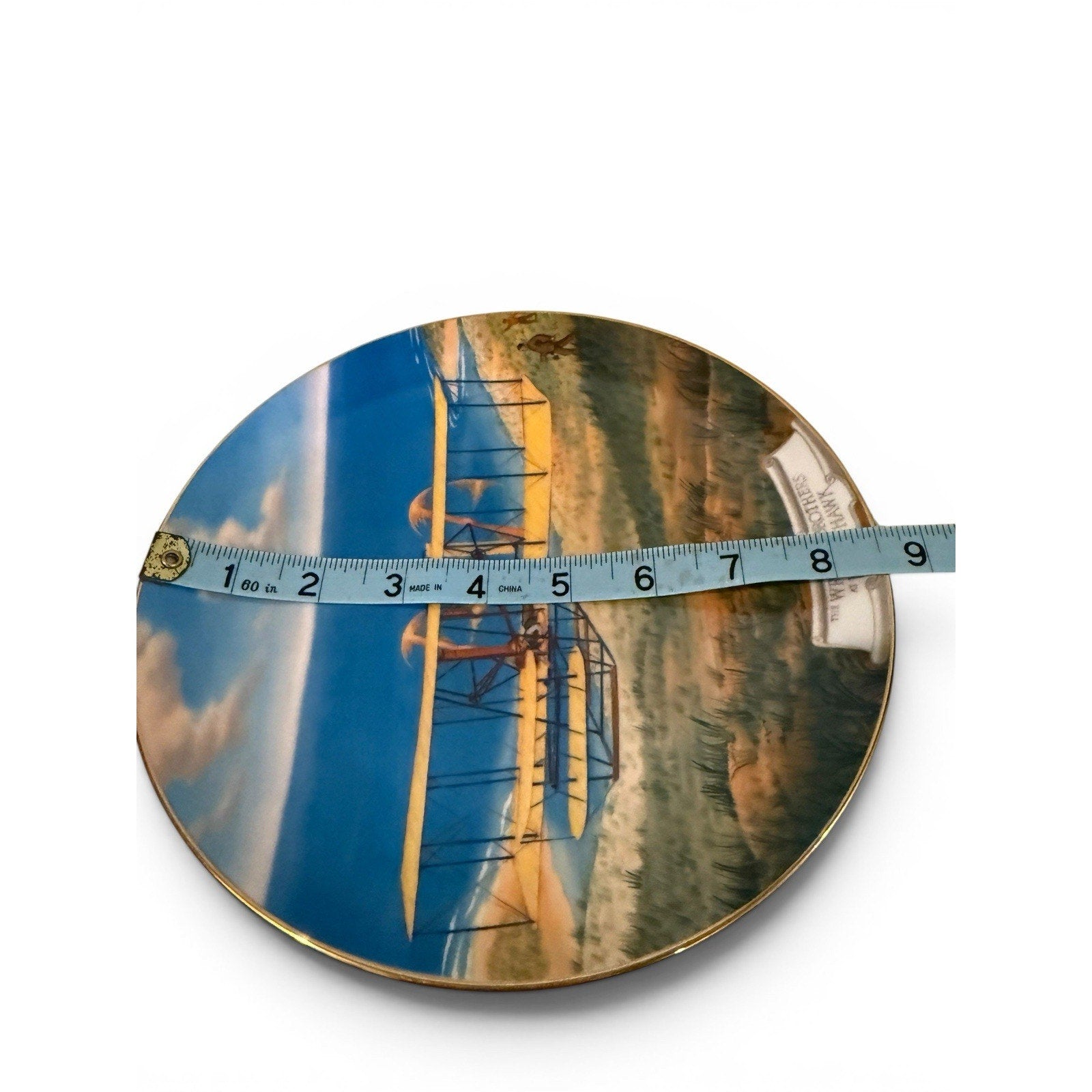 Porcelaine Etienne Ghent Wright Brothers Aviation Limited Edition Plate