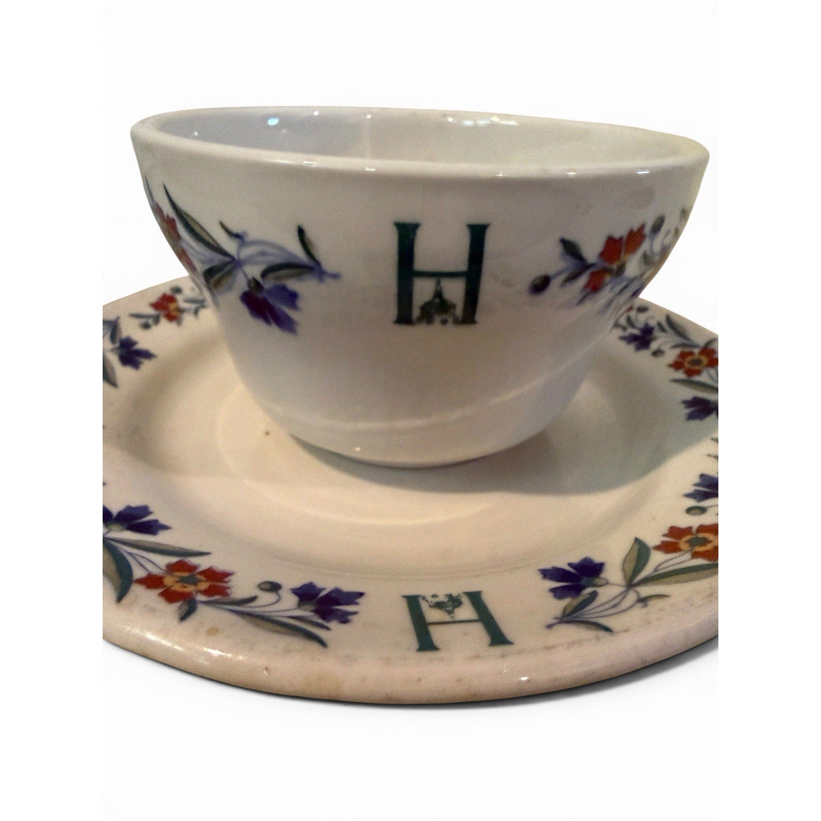 Homestead Cup and Saucer Homer Laughlin Resortware Restaurant Ware