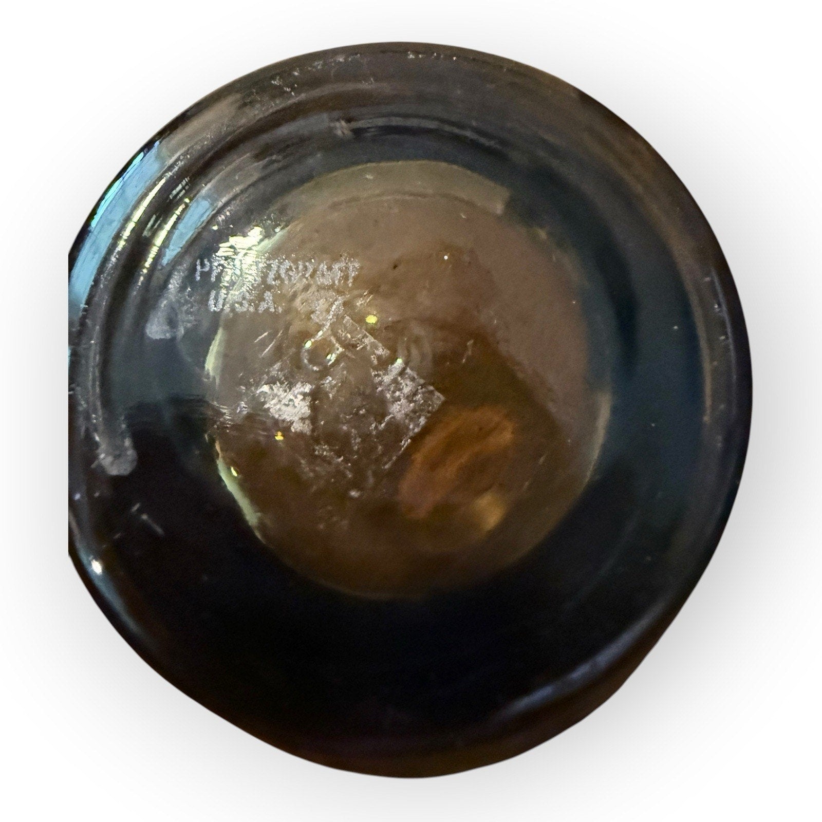 Replacement Vintage Brown Tinted Pfaltzgraff 10 Oz 5” Etched Water Glass Elegant