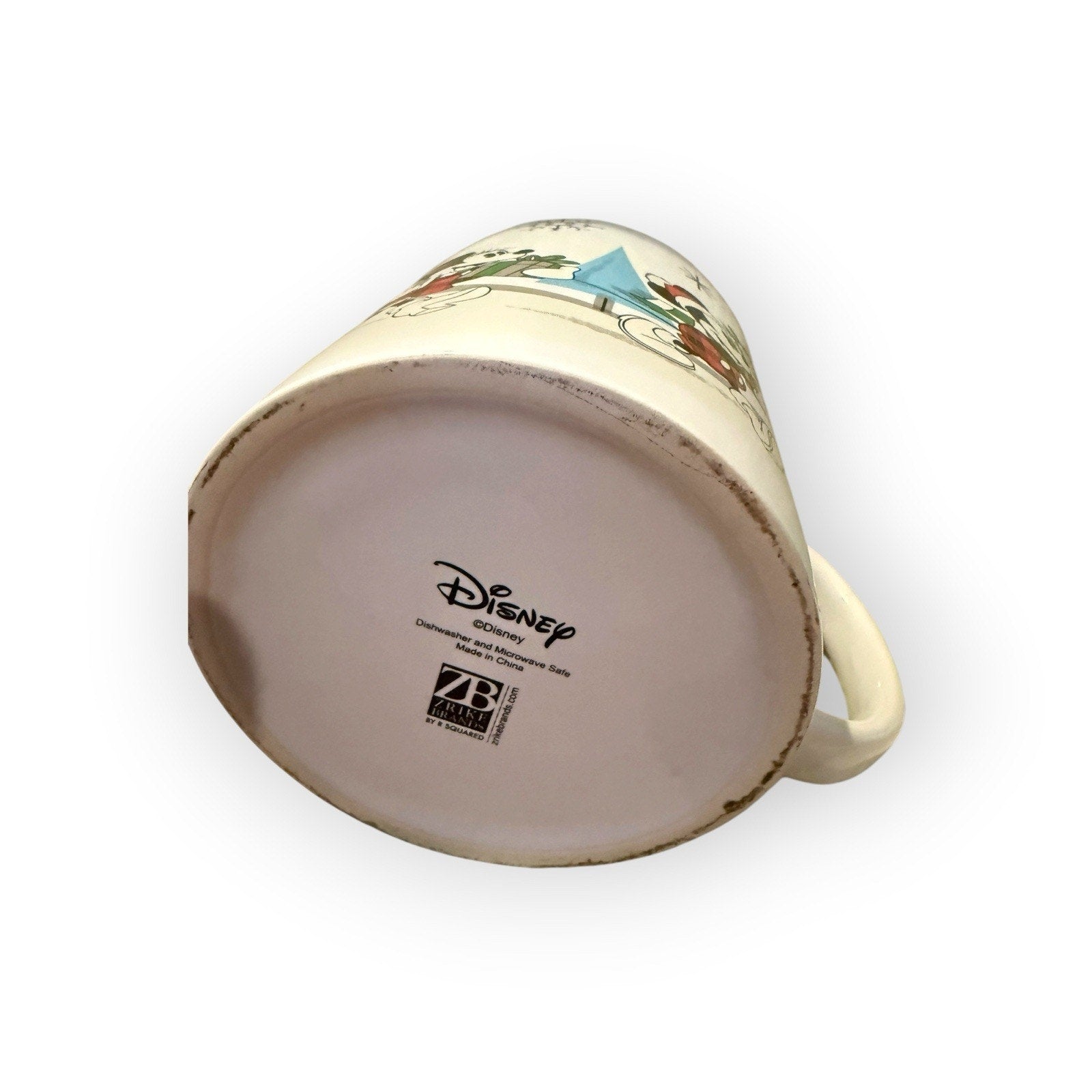 Disney Mickey & Friends Christmas 24oz Large Ceramic Coffee Mug Zrike Brands