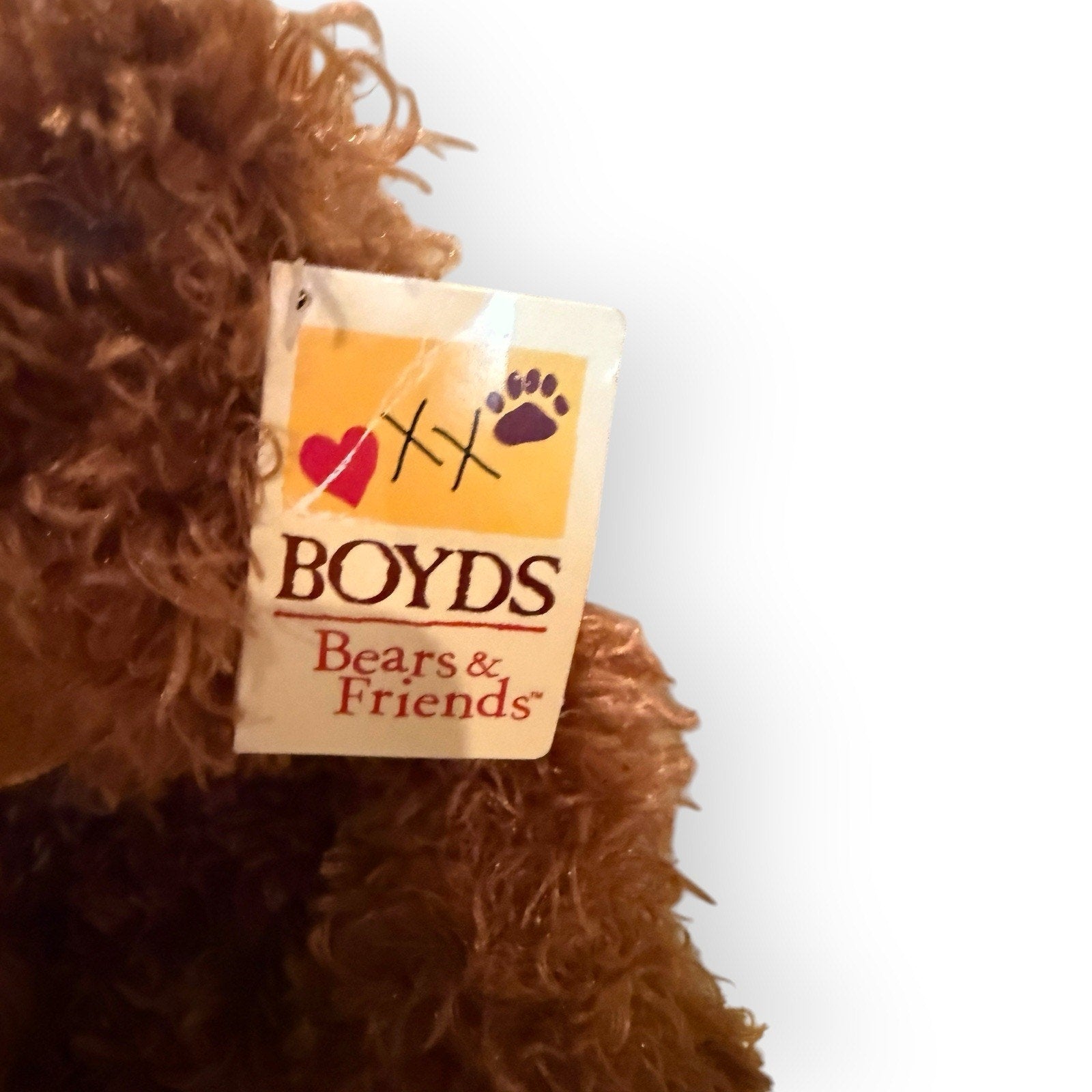 Boyds Bears And Friends Cuddle Fluff DOODLES Non jointed 12” Plush