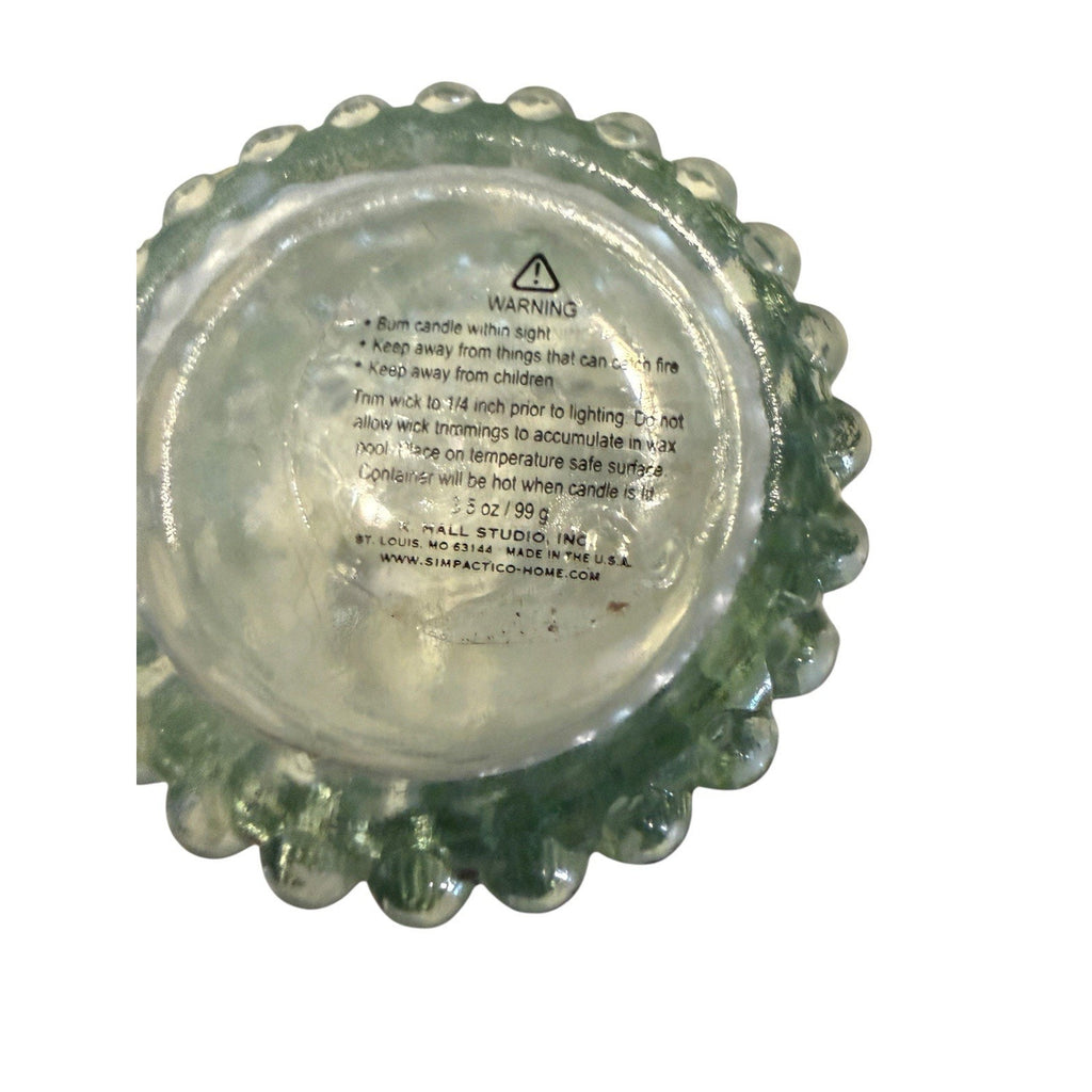 Simpatico Home Hobnail Votive Glass