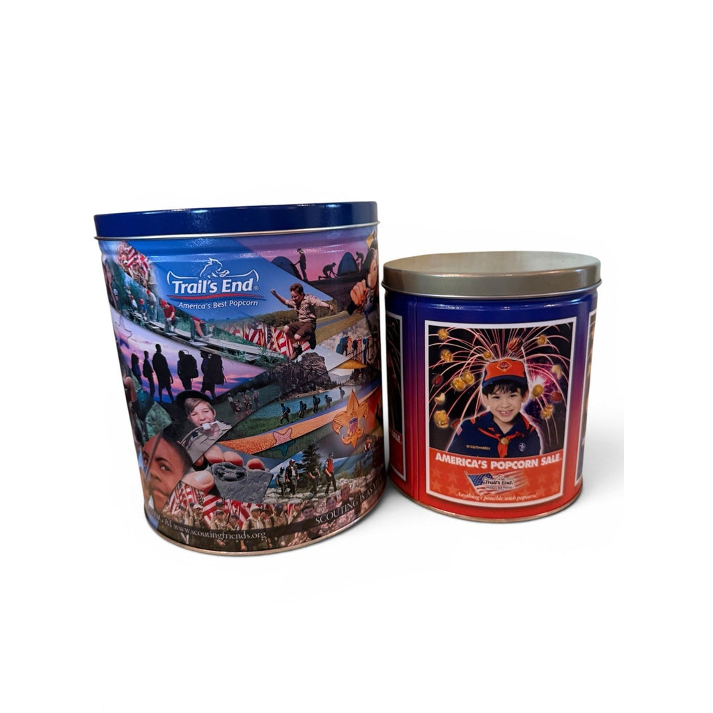 Trail's End Celebrating 100 Years of Scouting Empty Tin PreOwned: Set Of 2