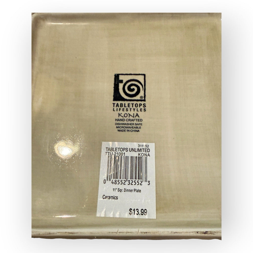 Set Of 4 Tabletops Unlimited/Lifestyles Kona Dinner Plates And 1 Salad Plate