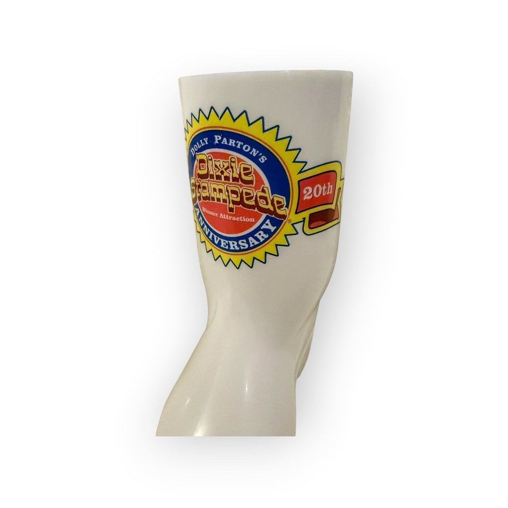 3 Vintage 20th Anniversary Dolly Parton's Dixie Stampede Dinner Plastic Boots 5"