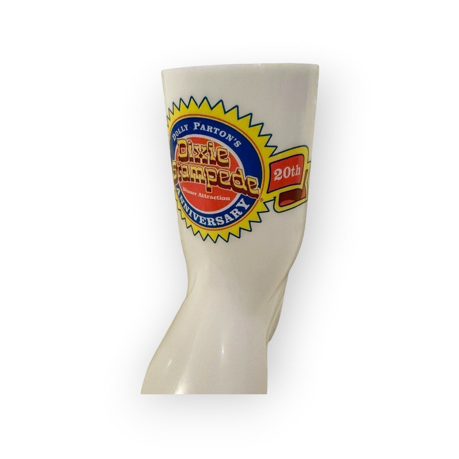 3 Vintage 20th Anniversary Dolly Parton's Dixie Stampede Dinner Plastic Boots 5"