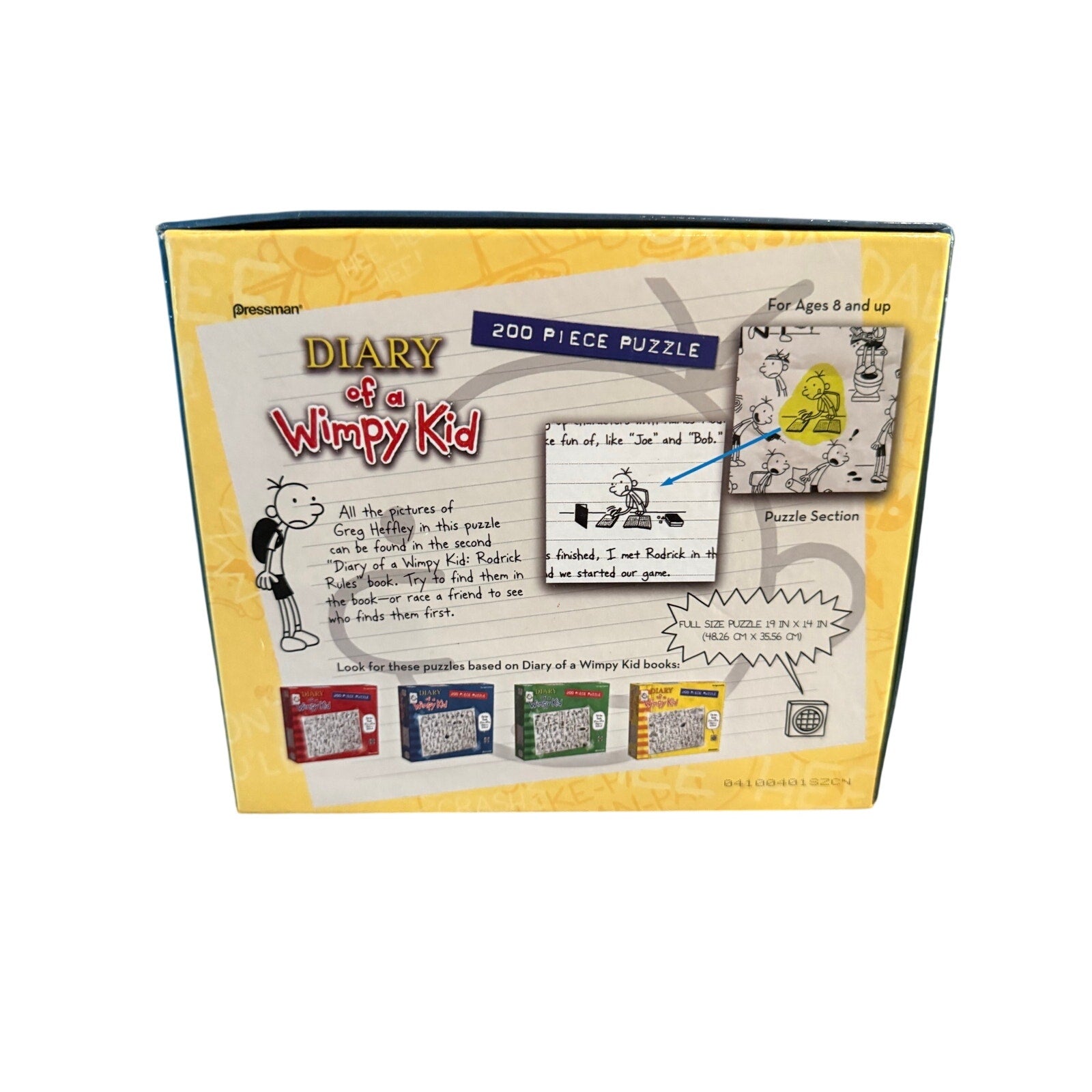 Diary of a Wimpy Kid Puzzle