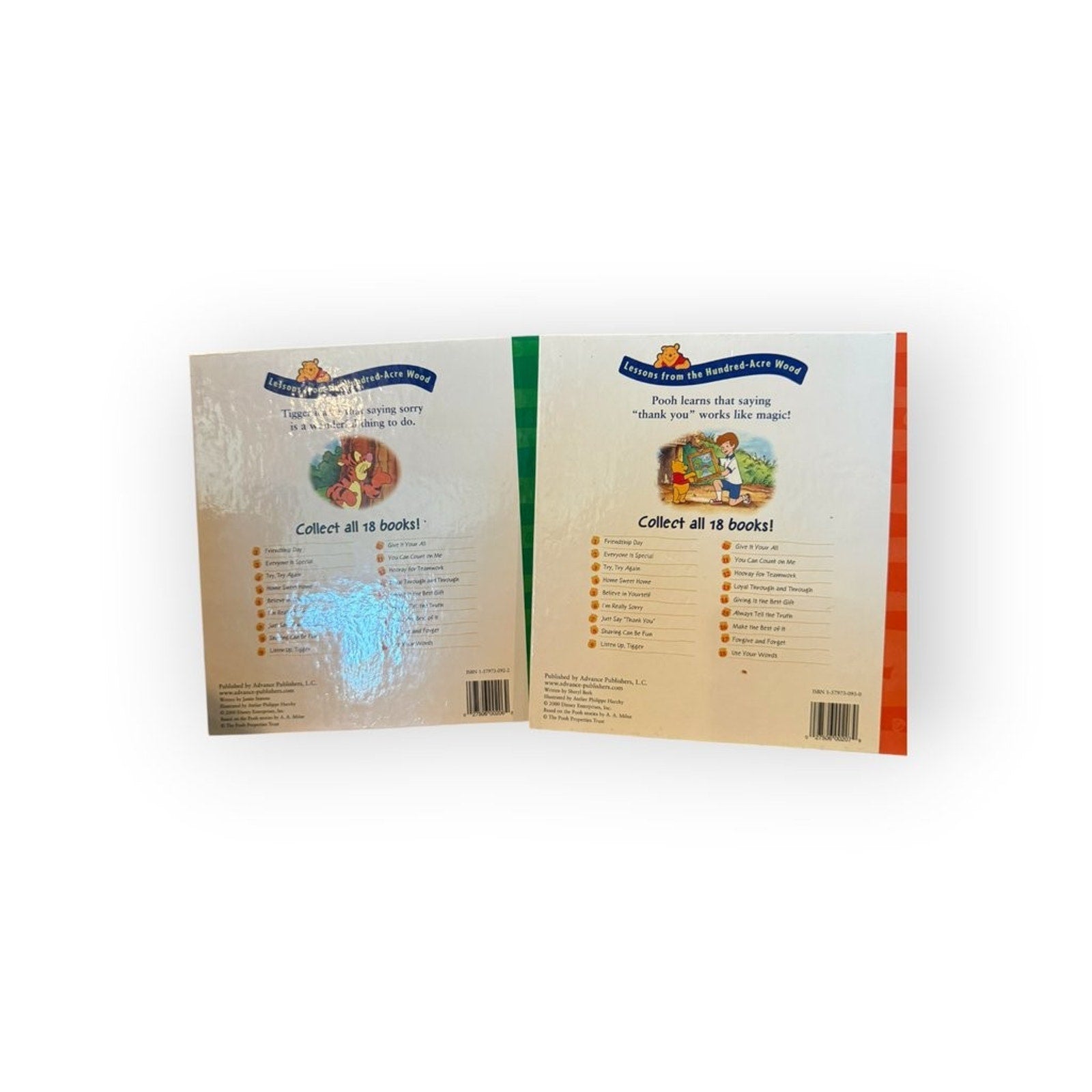 Disney Winnie the Pooh Hardcover Book Set 1-7